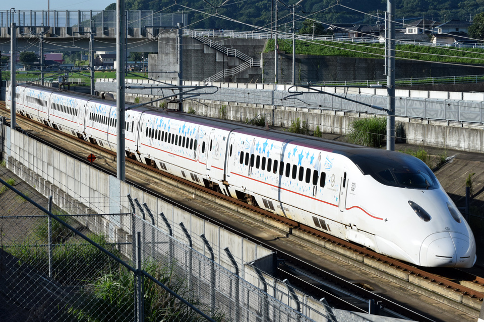 【JR九】「SPECIAL ドリカム新幹線」運行開始の拡大写真