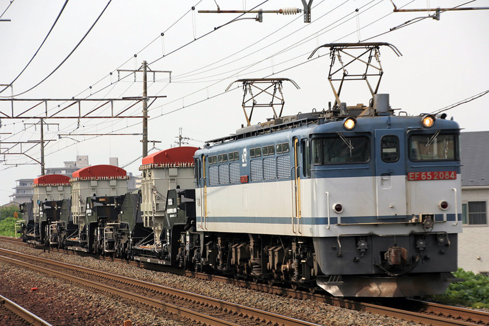 【JR貨】シキ1000形3両による変圧器輸送列車運転の拡大写真