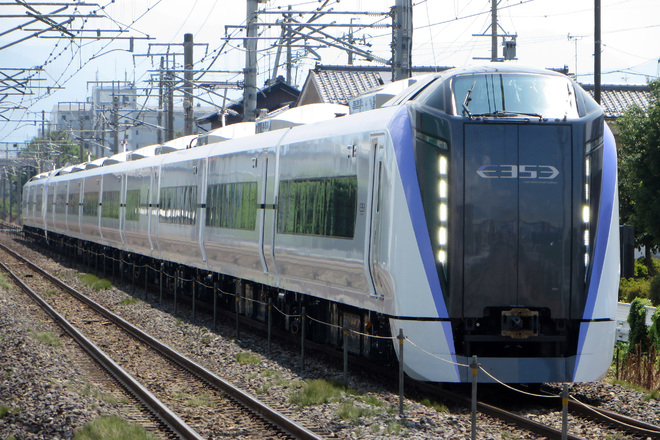 【JR東】E353系S201+S101編成 試運転を平田駅で撮影した写真