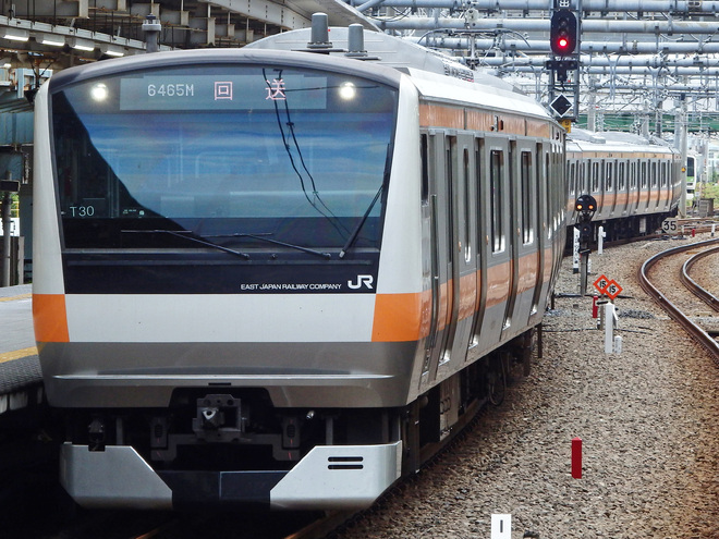【JR東】E233系トタT30編成 東京総合車両センター出場 を大崎駅で撮影した写真