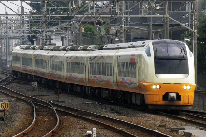 【JR東】E653系U-106編成使用のスターライト舞浜号運転を西船橋駅で撮影した写真