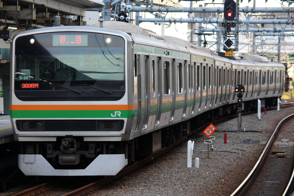 【JR東】E231系コツS-20編成 東京総合車両センター入場の拡大写真