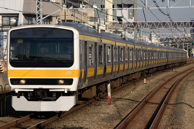 【JR東】209系ミツC509編成 東京総合車両センター出場を西荻窪駅で撮影した写真