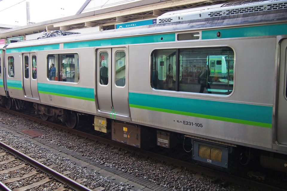 【JR東】E231系マト127編成長野更新出場配給の拡大写真