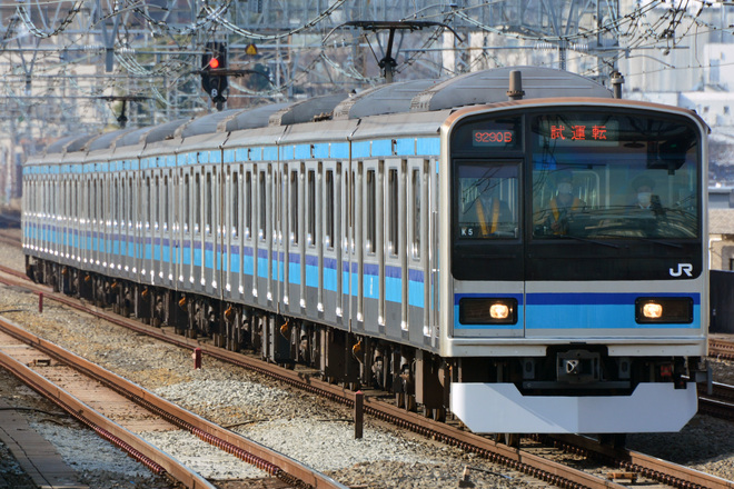 【JR東】E231系ミツK5編成 中央総武線内試運転を西荻窪駅で撮影した写真