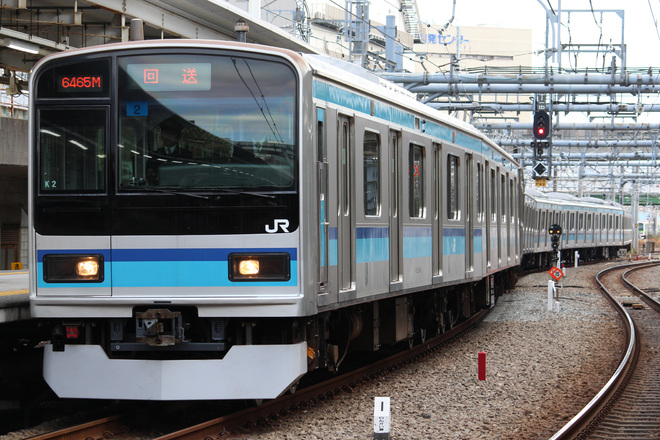 【JR東】E231系800番台ミツK2編成東京総合車両センター出場を大崎駅で撮影した写真