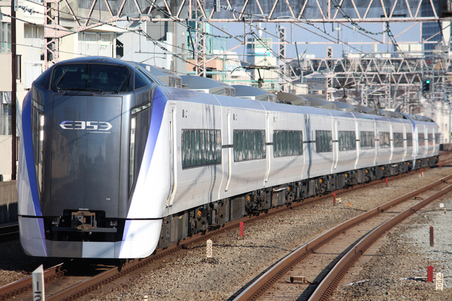 【JR東】E353系モトS101+S201編成　試運転を西荻窪駅で撮影した写真