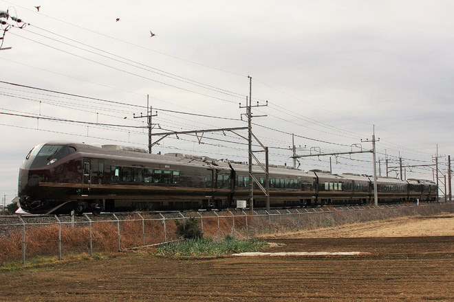 【JR東】E655系「なごみ」使用団体列車運転 を東鷲宮～栗橋間で撮影した写真