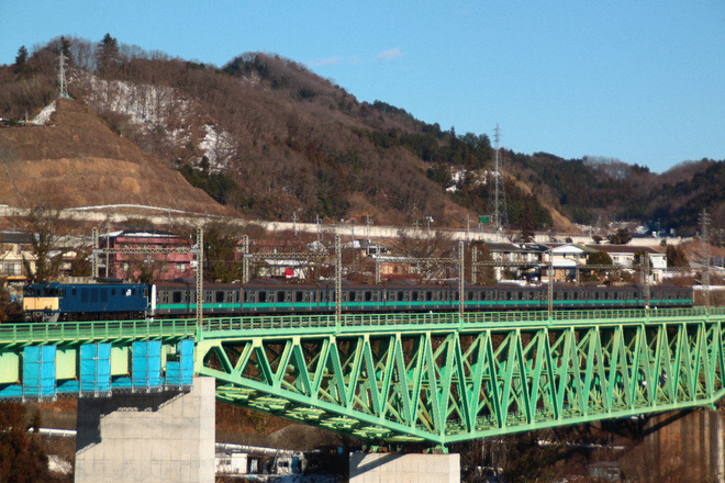 【JR東】E233系マト10編成 長野総合車両センターへ配給を鳥沢～猿橋間で撮影した写真