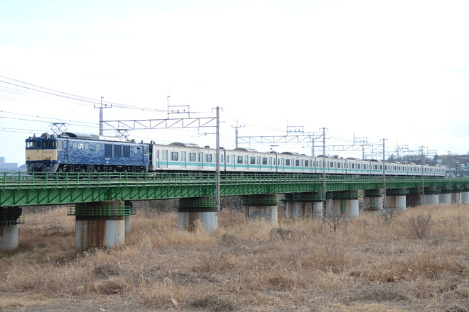 【JR東】E233系マト10編成長野出場配給を日野～立川間で撮影した写真