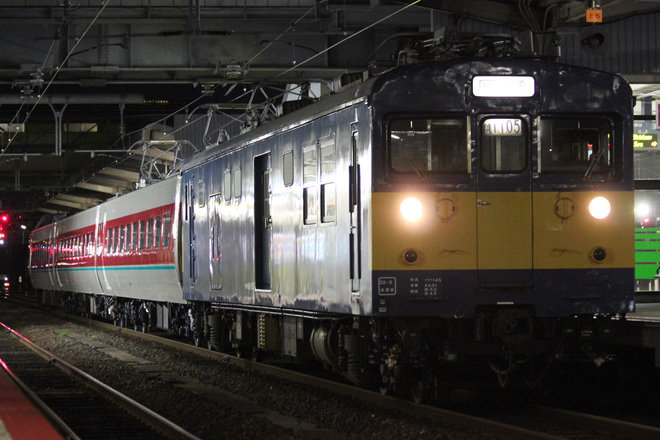 【JR西】モハ380-569＋モハ381-69 後藤出場回送を米子駅で撮影した写真