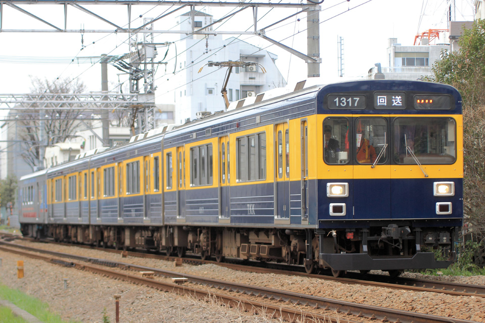【東急】1000系1017F 塗装変更して長津田車両工場出場の拡大写真
