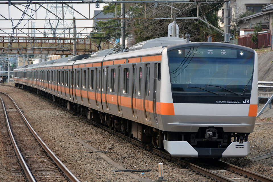 【JR東】E233系T5編成東京総合車両センター入場の拡大写真