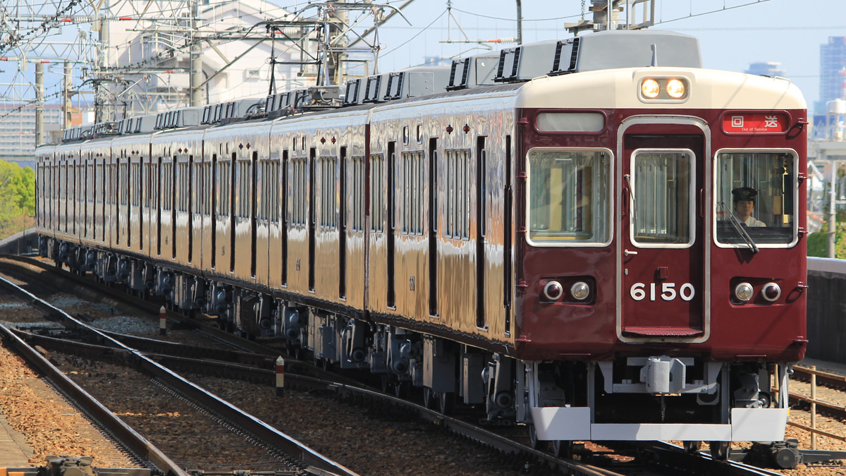 【美品】阪急7000系リニューアル車 阪急】7000系6050F返却回送 |2nd-train鉄道ニュース