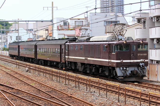 【JR東】SL只見線新緑号 旧型客車返却回送 を赤羽～尾久間で撮影した写真