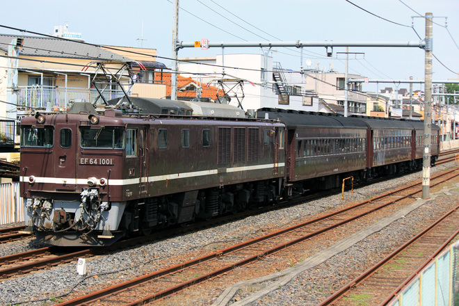 【JR東】SL只見線新緑号 旧型客車返却回送 を尾久～赤羽間で撮影した写真