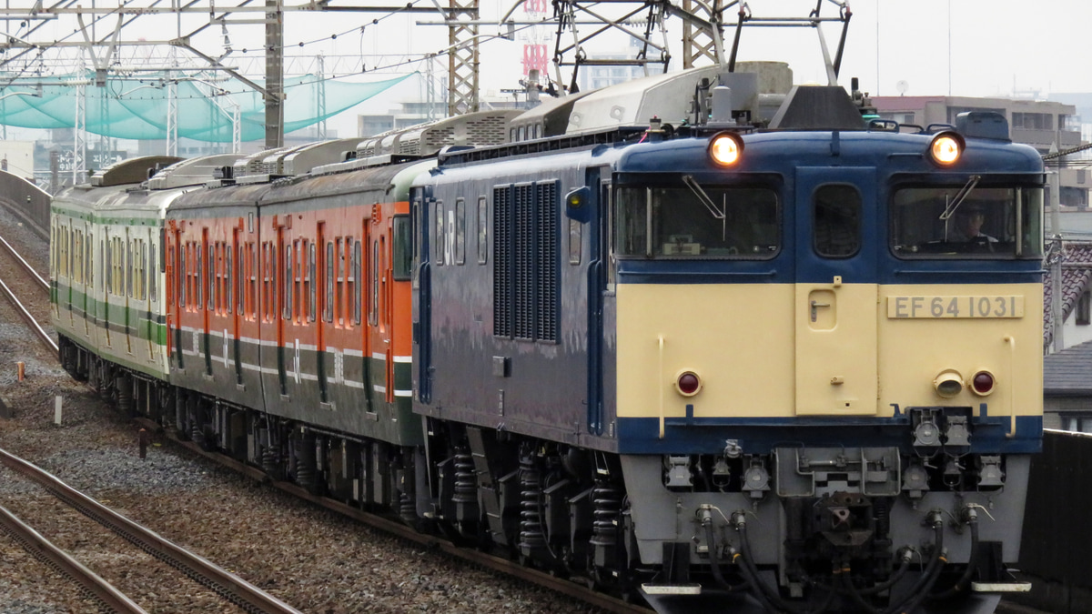 JR東】115系ニイC1編成(訓練車)+S2編成 長野廃車回送 |2nd-train鉄道