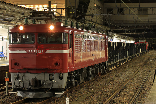 【JR東】EF81PP 高萩工臨運転を水戸駅で撮影した写真