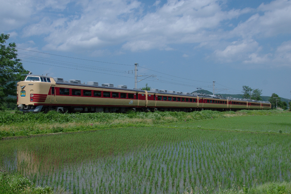 【JR東】485系A1+A2編成 国鉄色ラストラン特急「あいづ」運転の拡大写真