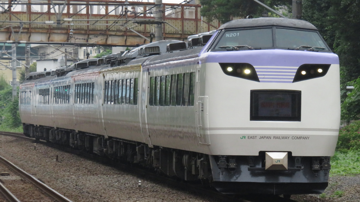 JR東】485系N201編成『彩』使用 「松川村民号」 |2nd-train鉄道ニュース