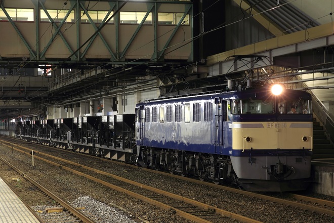 【JR東】EF60-19牽引 桐生工臨運転を高崎駅で撮影した写真