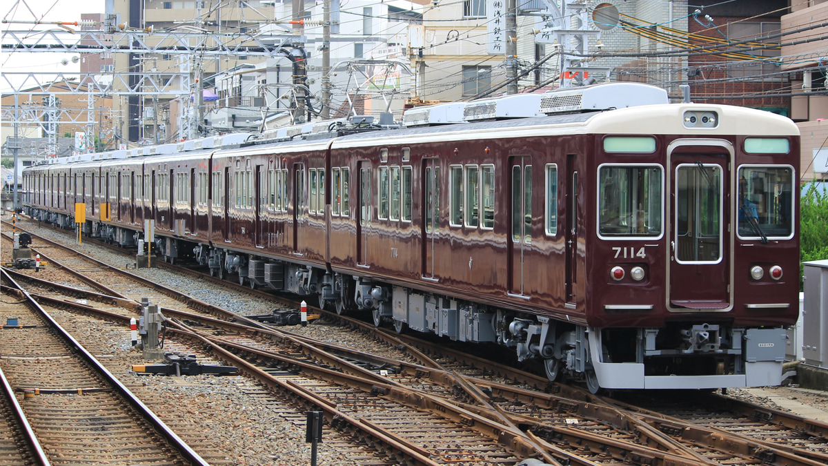 阪急】7000系 7014Fリニューアル車ブレーキ性能試験実施 |2nd-train