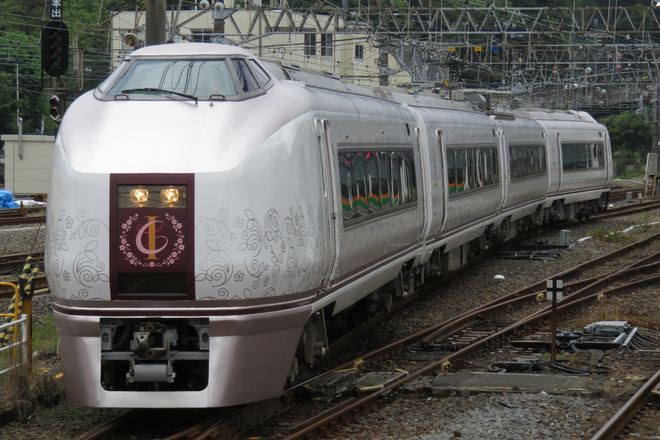 【JR東】651系「IZU CRAILE (伊豆クレイル)」運行開始を小田原駅で撮影した写真
