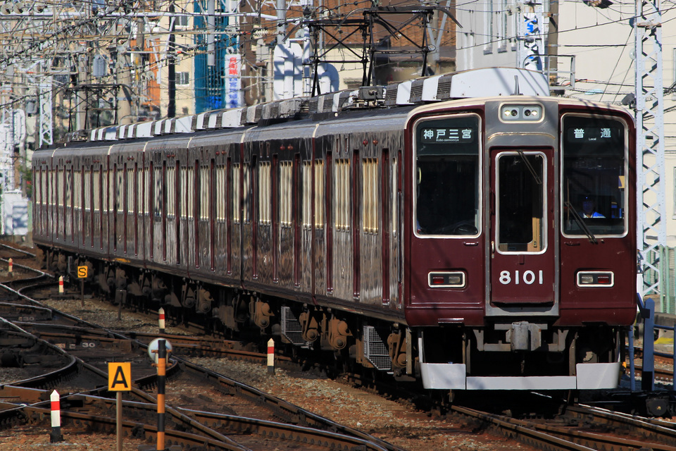 【阪急】8000系8001F 運用復帰の拡大写真