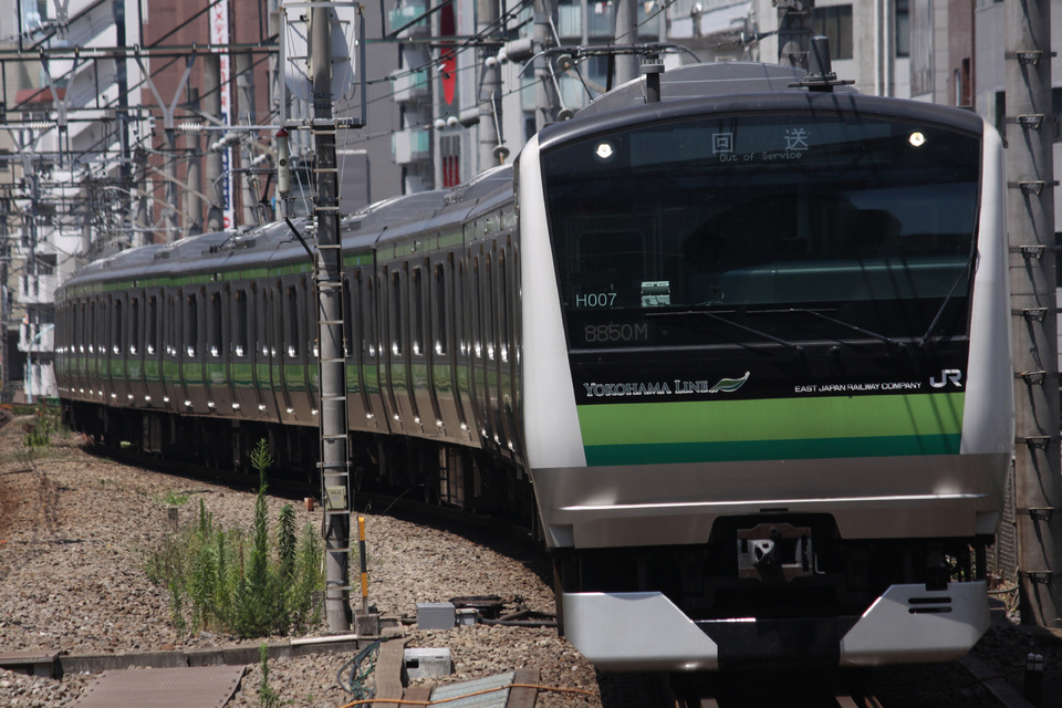 【JR東】E233系クラH007編成東京総合車両センター出場の拡大写真