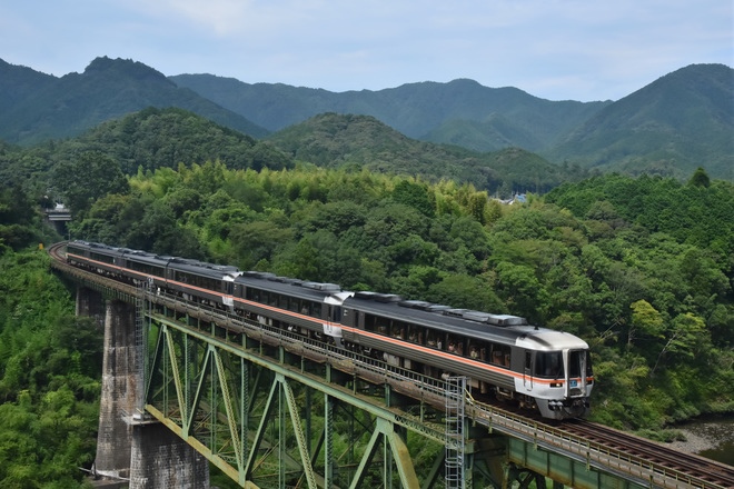 【JR海】熊野花火大会臨時列車(2016)を三瀬谷～滝原間で撮影した写真