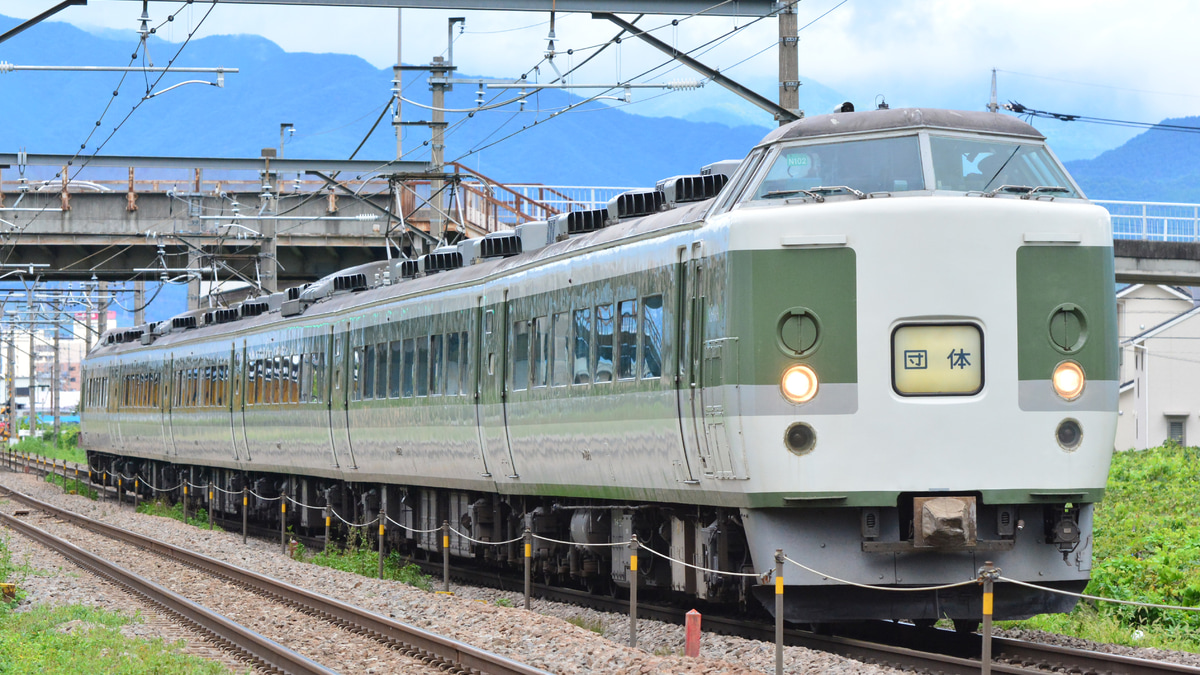 189系長野車 側面方向幕 行先幕