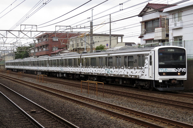 【JR東】209系『MUE-Train』総武本線試運転を津田沼～稲毛間で撮影した写真