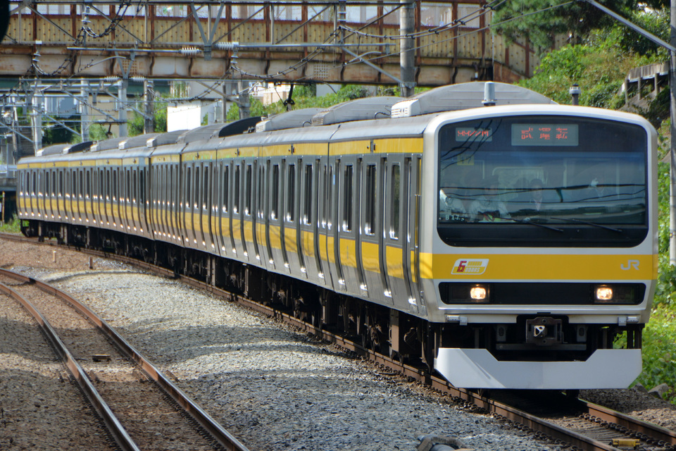 【JR東】E231系総武線 中央快速線で乗務員訓練の拡大写真