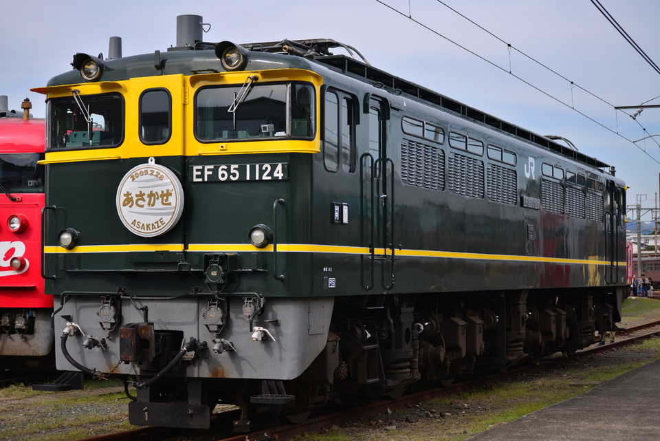 【JR西】下関総合車両所一般公開(EF65-1124展示編)の拡大写真