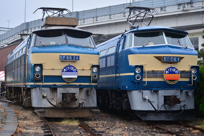 【JR貨】「第23回JR貨物フェスティバル 広島車両所」開催(EF66-1、EF66-24)を広島車両所で撮影した写真