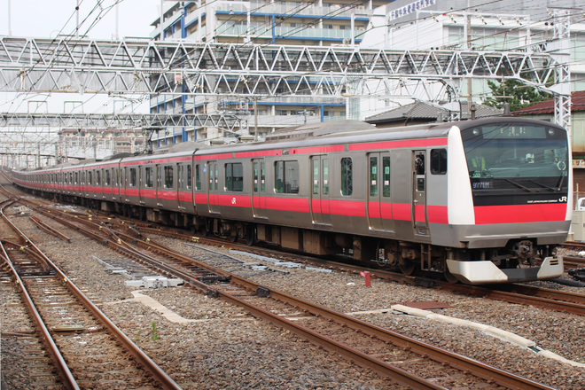 【JR東】E233系5000番台ケヨ503編成 京葉線内試運転を蘇我駅で撮影した写真