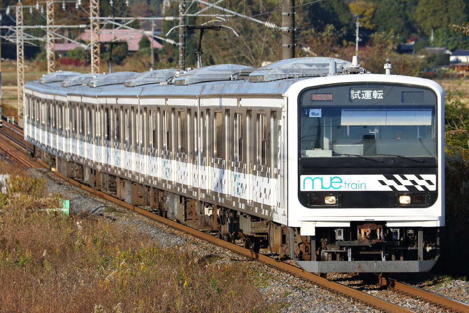 【JR東】209系『MUE-Train』宇都宮線試運転の拡大写真