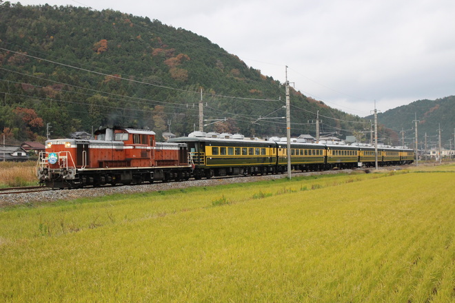 【JR西】「サロンカーなにわ」使用 福知山電車区見学ツアーを篠山口～南矢代間で撮影した写真