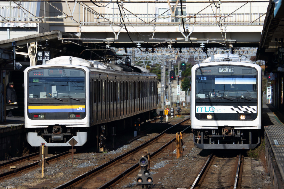 【JR東】209系『MUE-Train』総武・成田線試運転の拡大写真