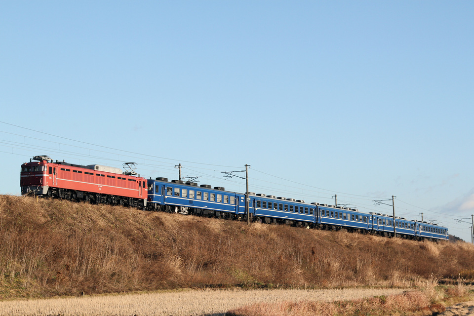 【JR東】EF81＋12系「懐かしの急行列車で行く東京おとなの旅」運転の拡大写真