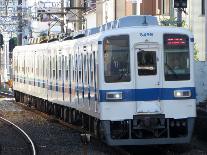 【東武】8000系8199F 東上線 池袋へ試運転を大山駅で撮影した写真