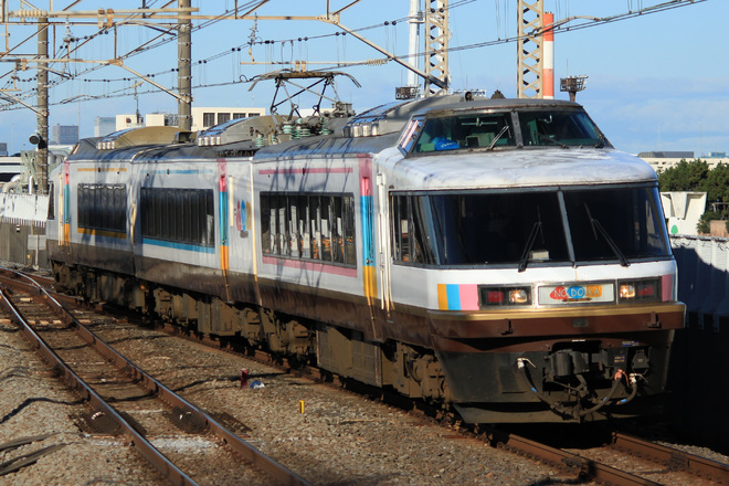 【JR東】485系NO.DO.KA 団体臨時列車を葛西臨海公園駅で撮影した写真