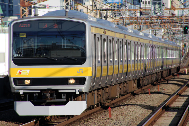 【JR東】E231系ミツB901編成 東京総合車両センター出場を阿佐ヶ谷駅で撮影した写真