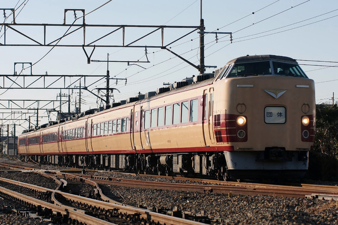 【JR東】189系 団体臨時列車 シーハイル 運転を八木原～渋川間で撮影した写真