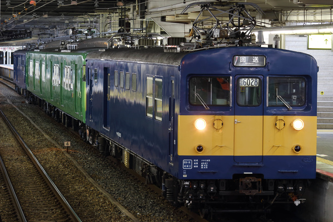 【JR西】113系C2編成吹田総合車両所出場を尼崎駅で撮影した写真