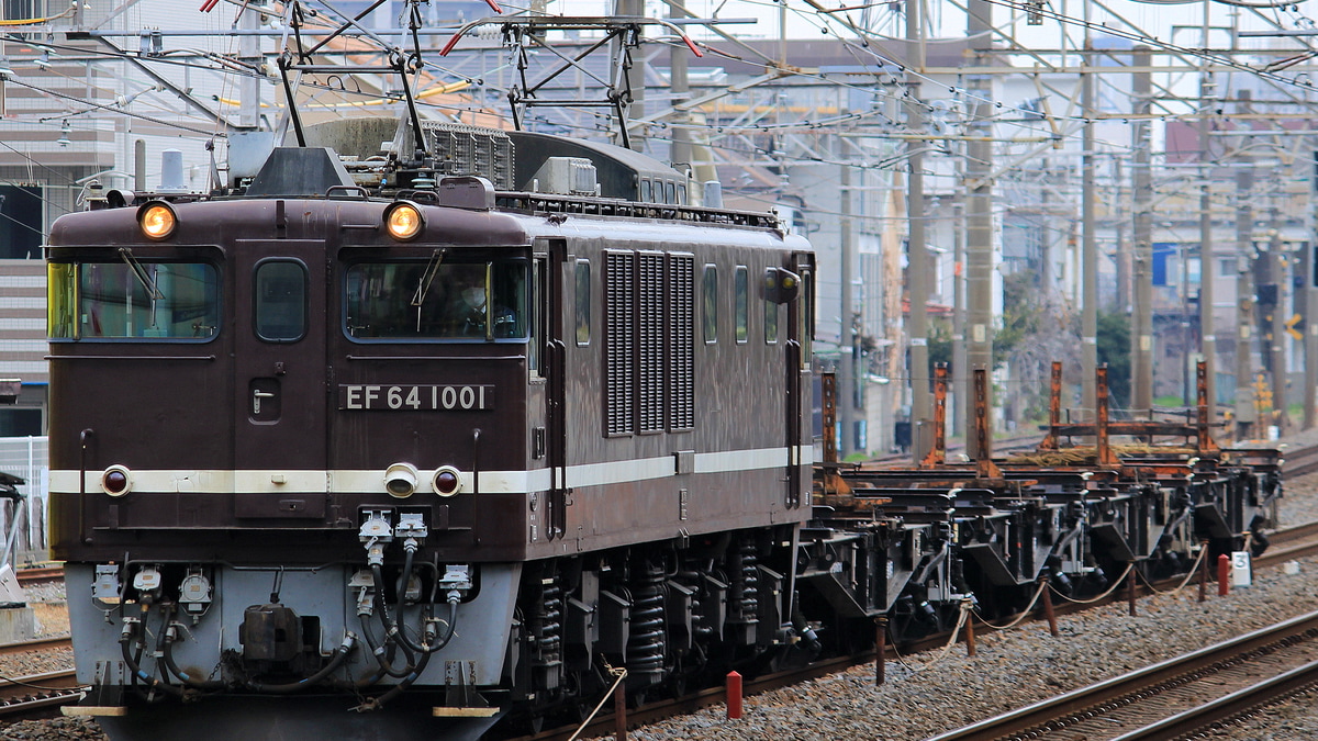 JR東】EF64-1001牽引 高崎操工臨返空 |2nd-train鉄道ニュース