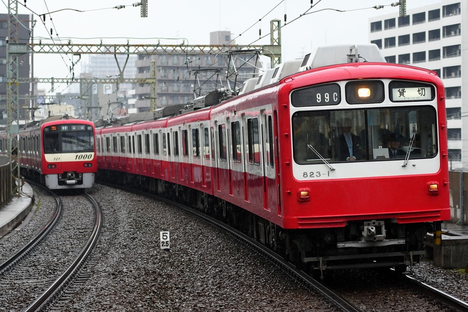 【京急】800形823編成 貸切列車運転の拡大写真