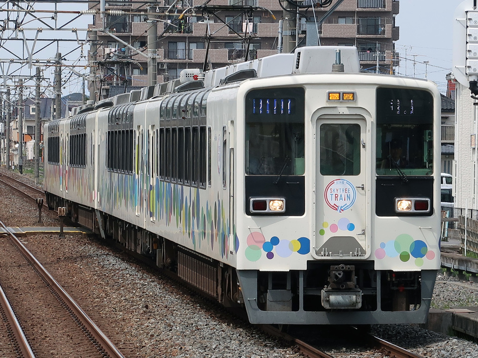 【東武】臨時特急「スカイツリートレイン号」運行終了の拡大写真