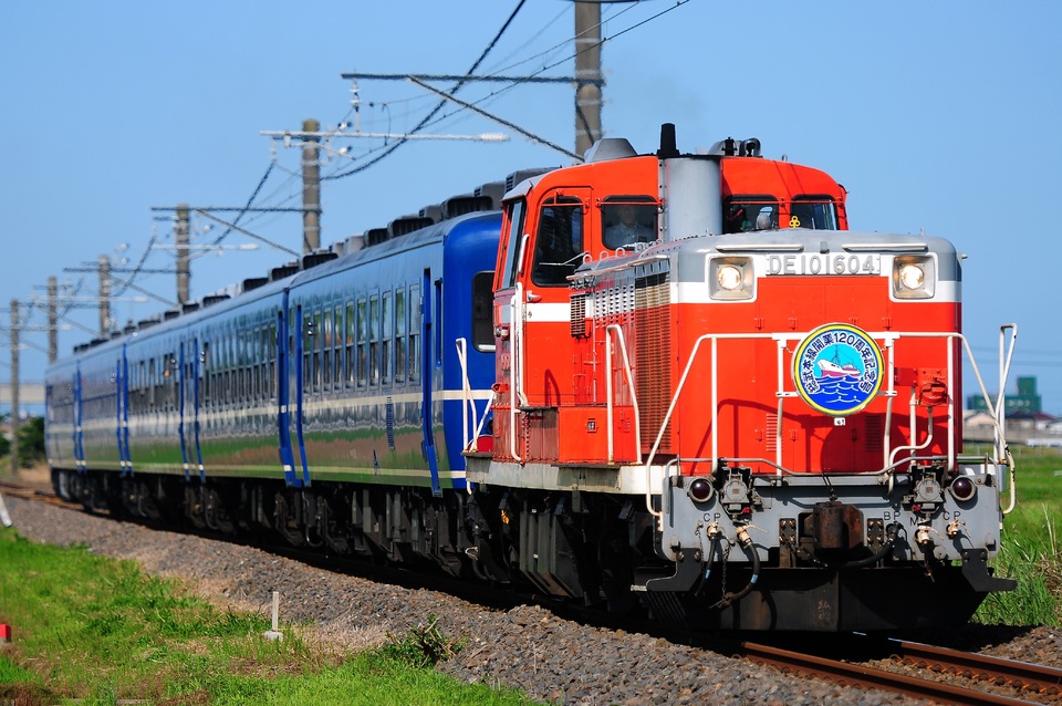 【JR東】快速「総武本線開業120周年記念号」運転の拡大写真