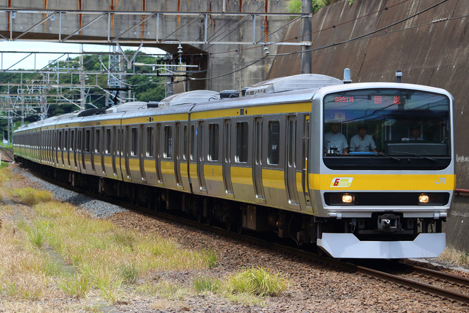 【JR東】E231系ミツB5編成 京葉車両センターへ回送を船橋法典駅で撮影した写真